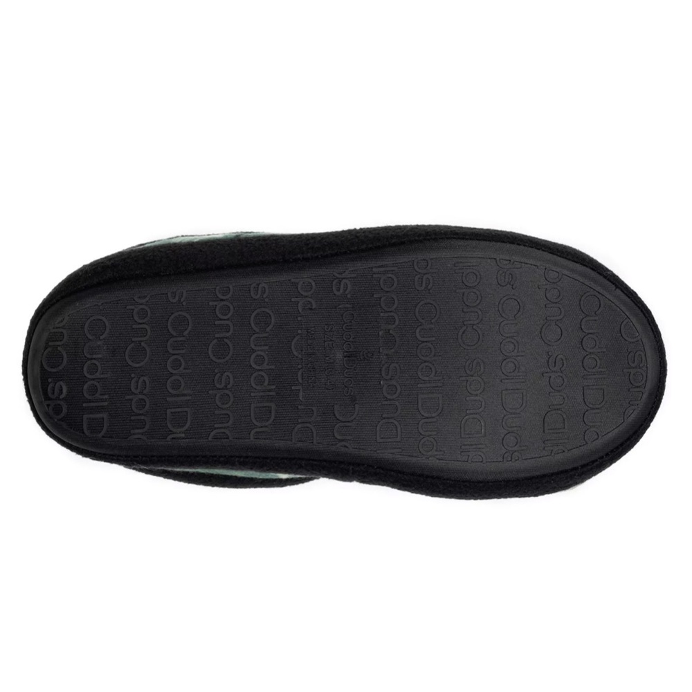 New Cuddl Duds DINOSAUR Boys' Green and Black Slippers large 5 6 - Picture 4 of 10